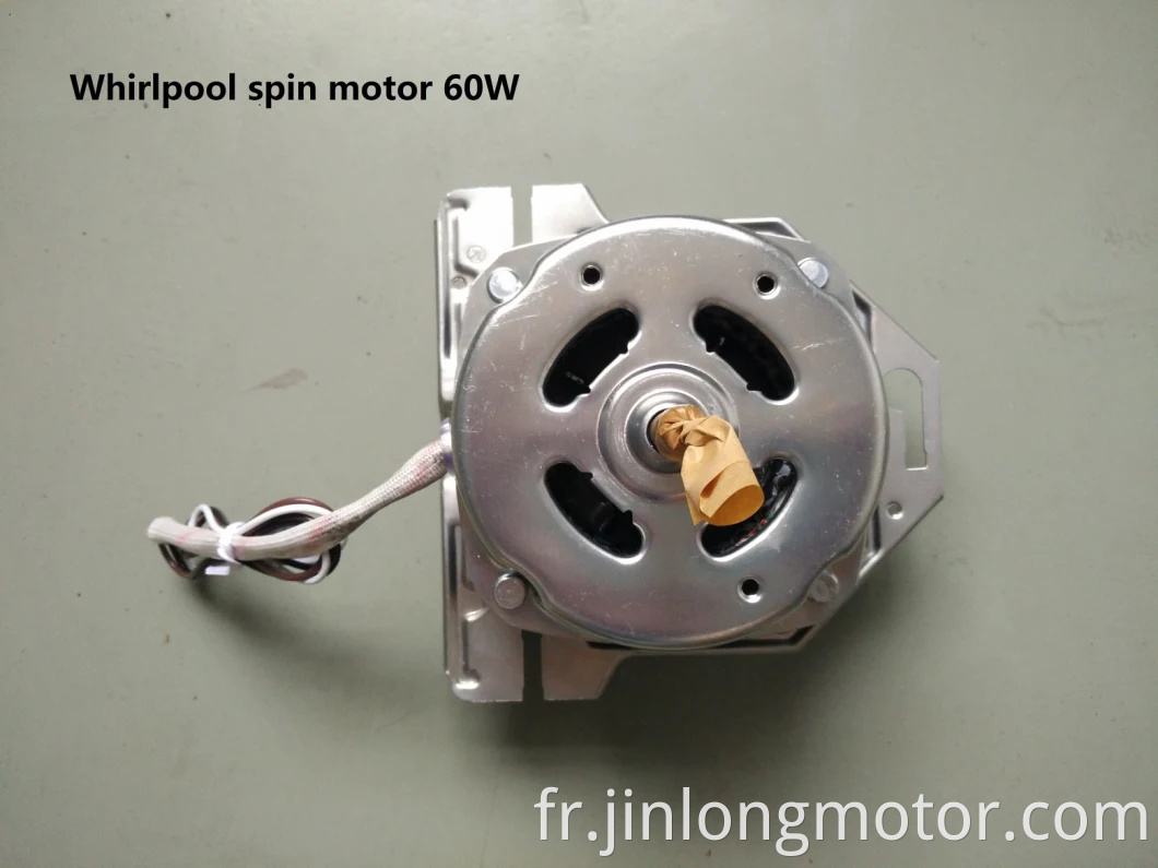 Moteur à courant alternatif 60W Moteur de rotation pour machine à laver Whirlpool Type